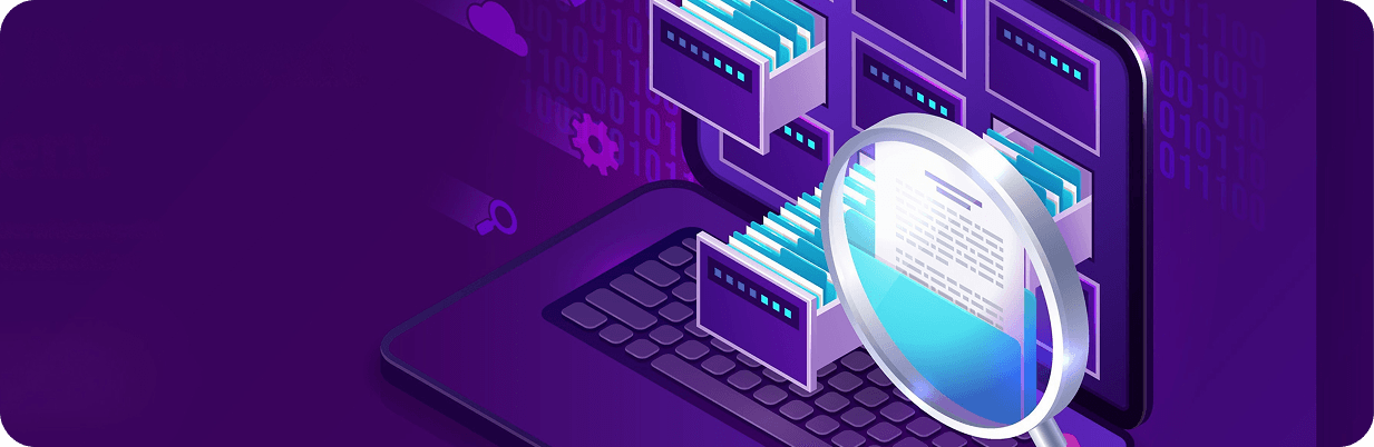 Man using futuristic dashboard